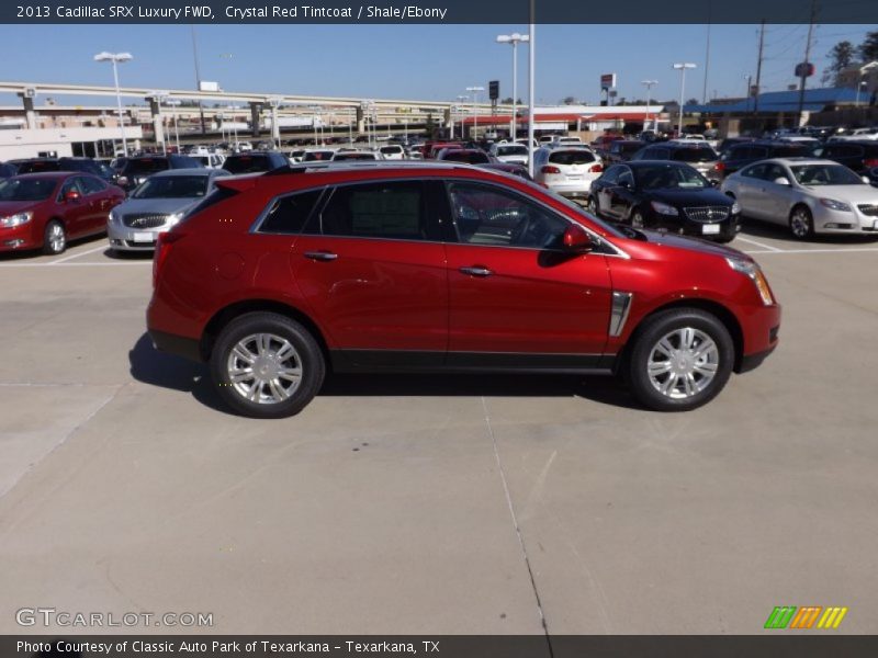 Crystal Red Tintcoat / Shale/Ebony 2013 Cadillac SRX Luxury FWD