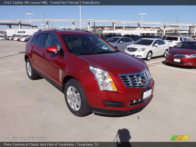 Crystal Red Tintcoat / Shale/Ebony 2013 Cadillac SRX Luxury FWD