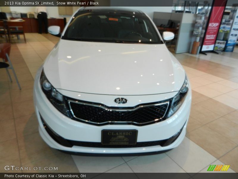 Snow White Pearl / Black 2013 Kia Optima SX Limited