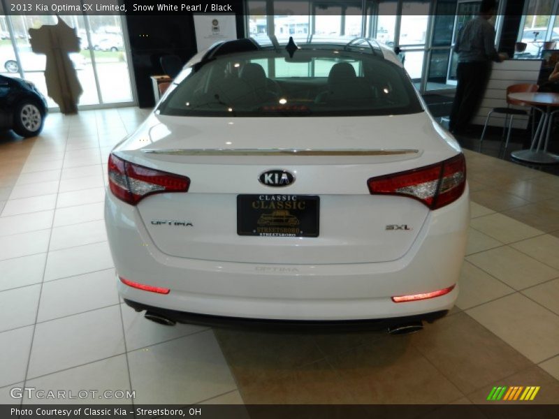 Snow White Pearl / Black 2013 Kia Optima SX Limited