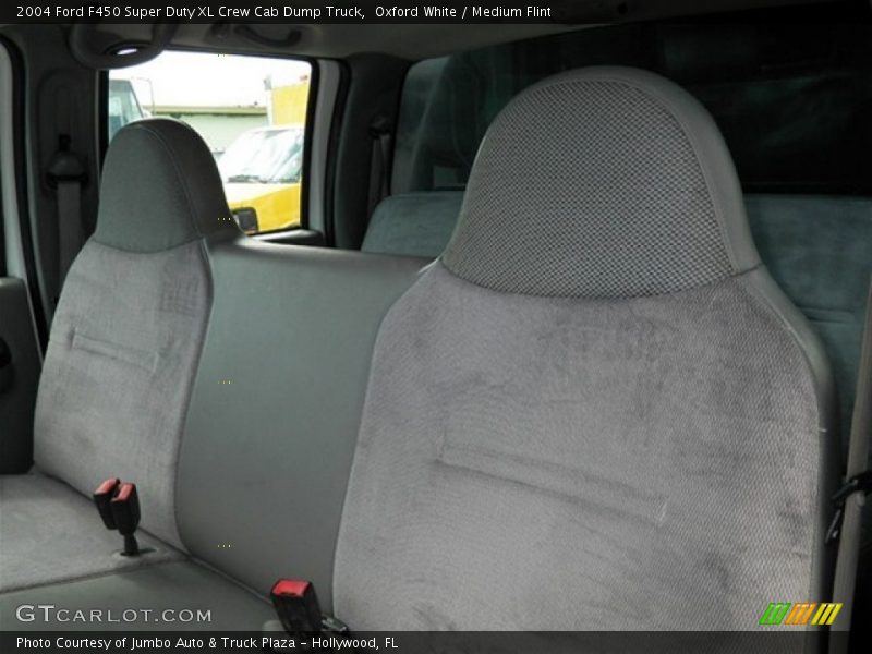 Oxford White / Medium Flint 2004 Ford F450 Super Duty XL Crew Cab Dump Truck