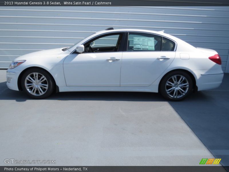  2013 Genesis 3.8 Sedan White Satin Pearl