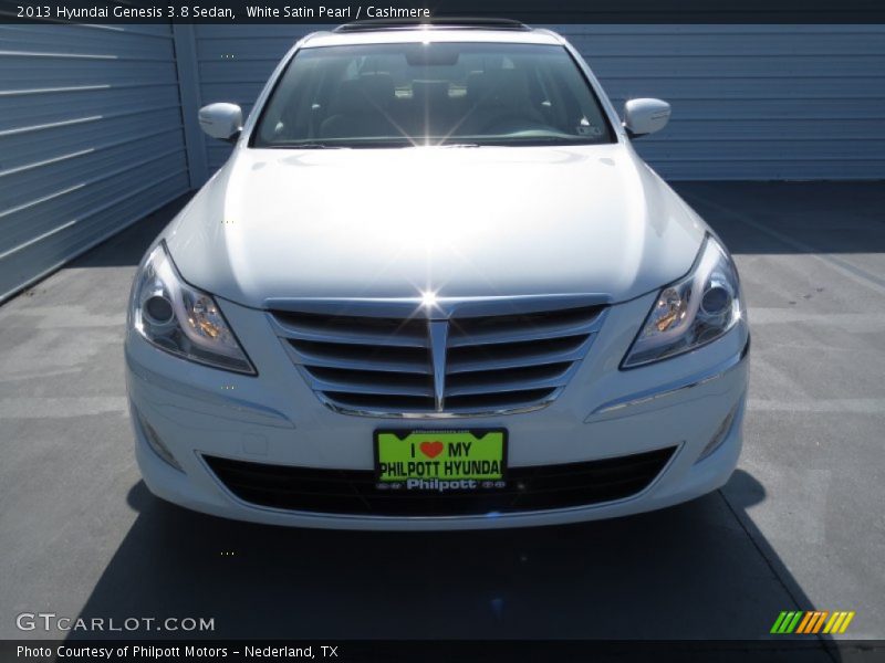 White Satin Pearl / Cashmere 2013 Hyundai Genesis 3.8 Sedan