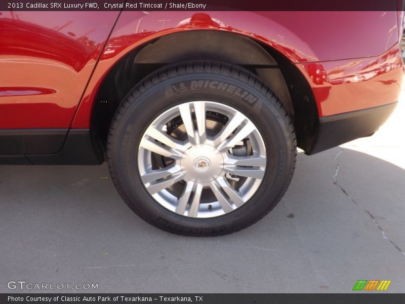 Crystal Red Tintcoat / Shale/Ebony 2013 Cadillac SRX Luxury FWD
