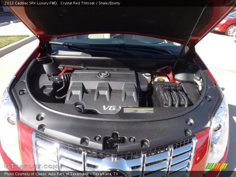 Crystal Red Tintcoat / Shale/Ebony 2013 Cadillac SRX Luxury FWD
