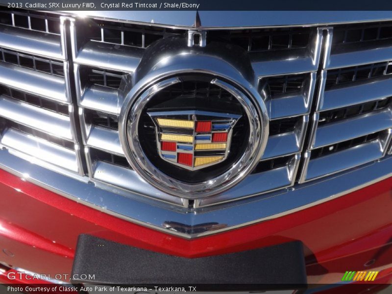 Crystal Red Tintcoat / Shale/Ebony 2013 Cadillac SRX Luxury FWD