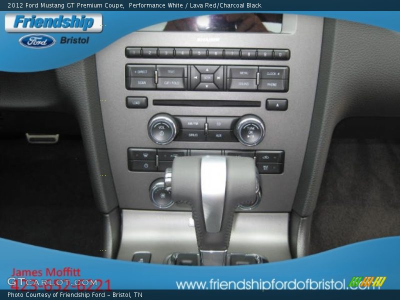 Performance White / Lava Red/Charcoal Black 2012 Ford Mustang GT Premium Coupe