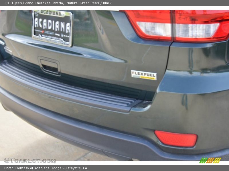 Natural Green Pearl / Black 2011 Jeep Grand Cherokee Laredo