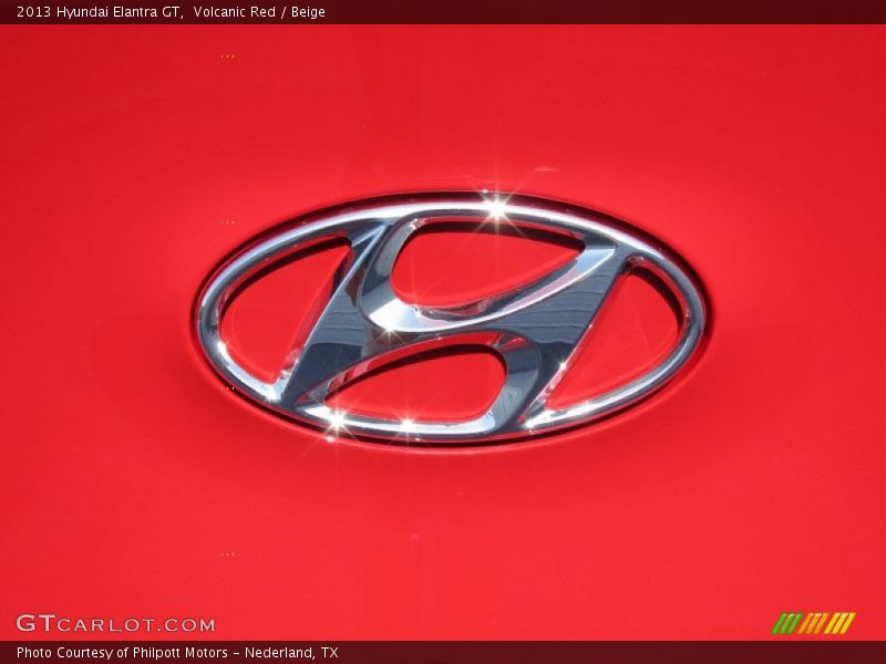 Volcanic Red / Beige 2013 Hyundai Elantra GT