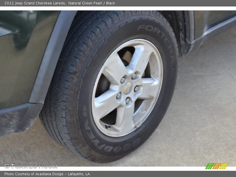 Natural Green Pearl / Black 2011 Jeep Grand Cherokee Laredo