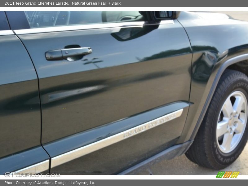 Natural Green Pearl / Black 2011 Jeep Grand Cherokee Laredo