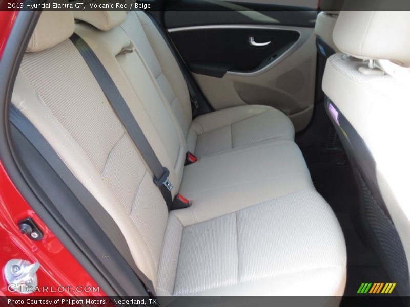 Volcanic Red / Beige 2013 Hyundai Elantra GT