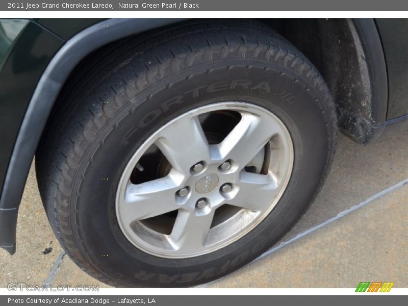 Natural Green Pearl / Black 2011 Jeep Grand Cherokee Laredo