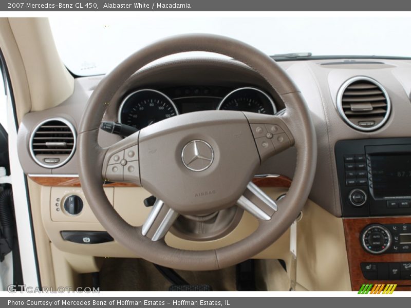 Alabaster White / Macadamia 2007 Mercedes-Benz GL 450