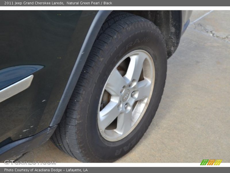 Natural Green Pearl / Black 2011 Jeep Grand Cherokee Laredo