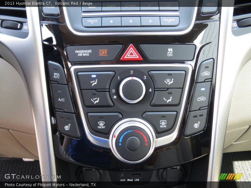 Volcanic Red / Beige 2013 Hyundai Elantra GT