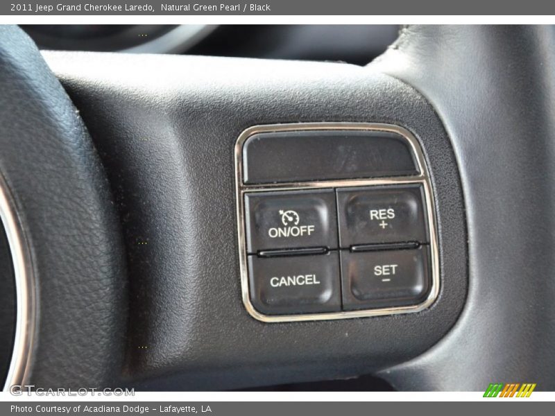 Natural Green Pearl / Black 2011 Jeep Grand Cherokee Laredo