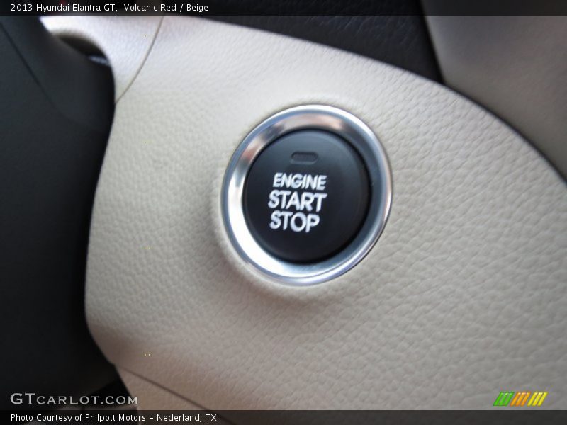 Volcanic Red / Beige 2013 Hyundai Elantra GT