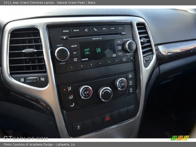 Natural Green Pearl / Black 2011 Jeep Grand Cherokee Laredo