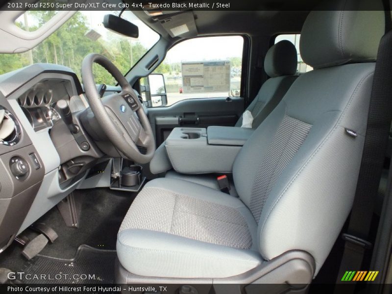 Tuxedo Black Metallic / Steel 2012 Ford F250 Super Duty XLT Crew Cab 4x4