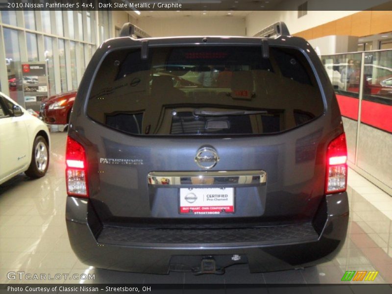 Dark Slate Metallic / Graphite 2010 Nissan Pathfinder S 4x4