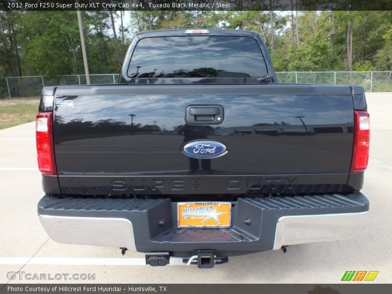 Tuxedo Black Metallic / Steel 2012 Ford F250 Super Duty XLT Crew Cab 4x4