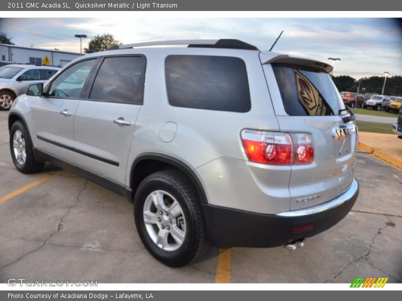 Quicksilver Metallic / Light Titanium 2011 GMC Acadia SL
