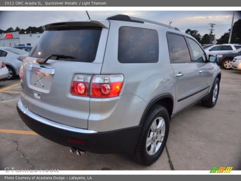 Quicksilver Metallic / Light Titanium 2011 GMC Acadia SL
