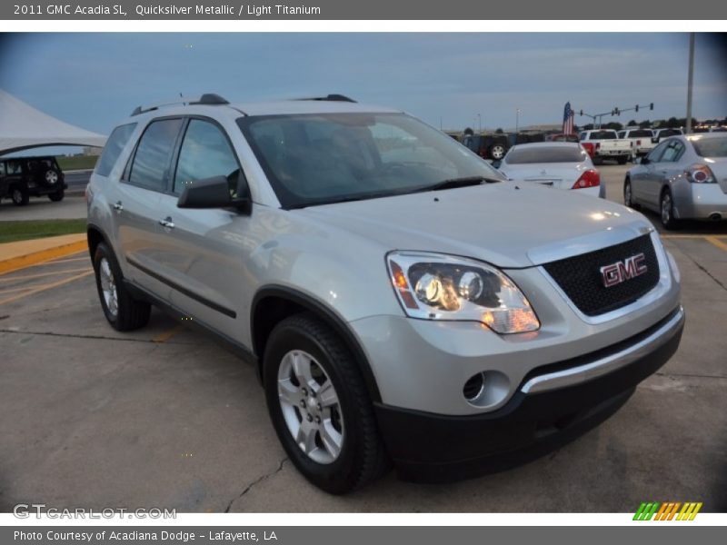 Quicksilver Metallic / Light Titanium 2011 GMC Acadia SL