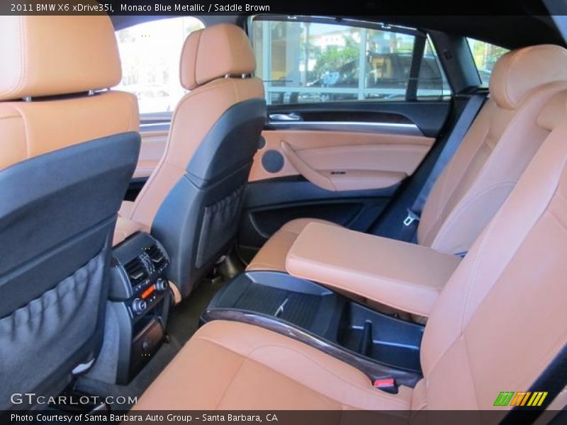 Monaco Blue Metallic / Saddle Brown 2011 BMW X6 xDrive35i