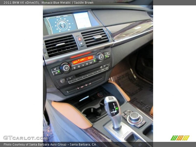 Monaco Blue Metallic / Saddle Brown 2011 BMW X6 xDrive35i