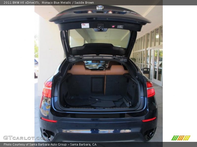Monaco Blue Metallic / Saddle Brown 2011 BMW X6 xDrive35i