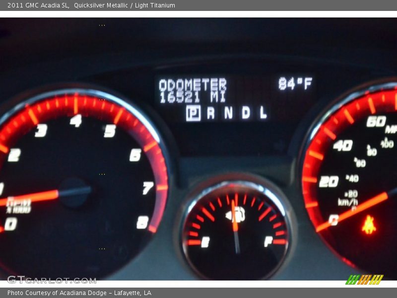 Quicksilver Metallic / Light Titanium 2011 GMC Acadia SL