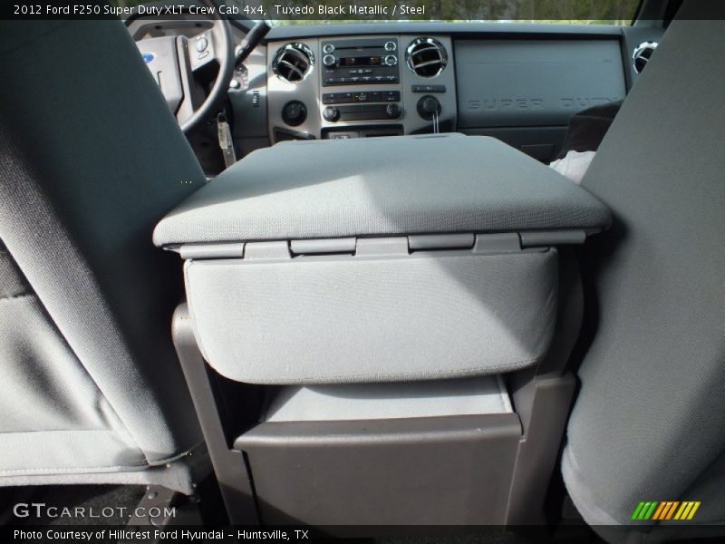 Tuxedo Black Metallic / Steel 2012 Ford F250 Super Duty XLT Crew Cab 4x4