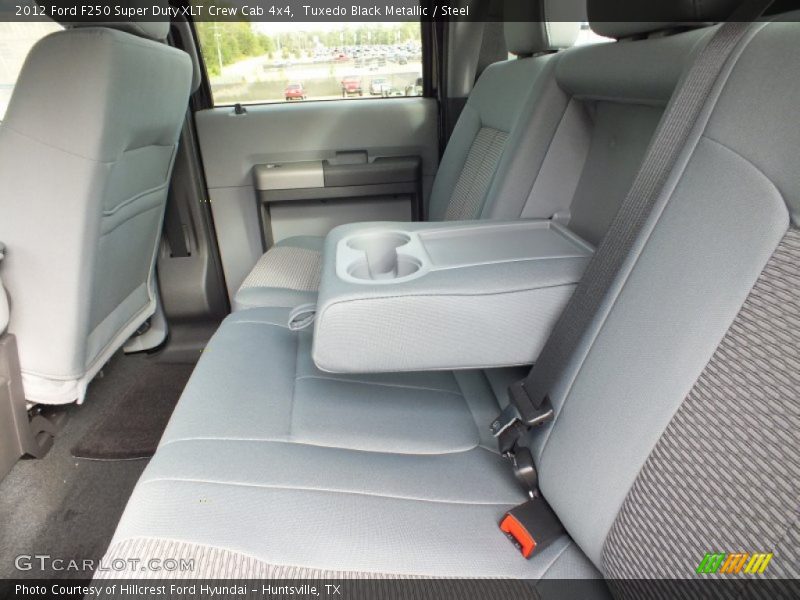 Tuxedo Black Metallic / Steel 2012 Ford F250 Super Duty XLT Crew Cab 4x4