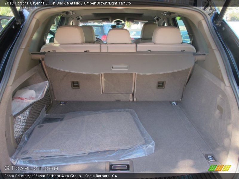 Jet Black Metallic / Umber Brown/Light Tartufo 2013 Porsche Cayenne S