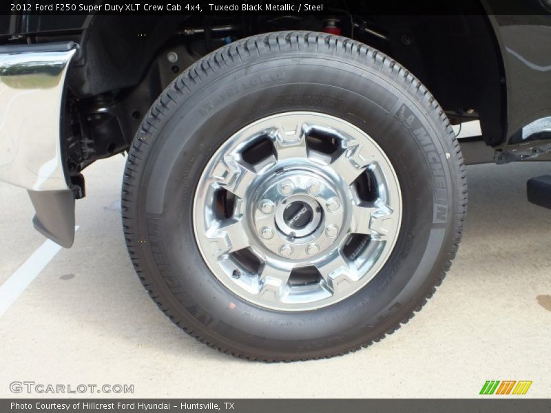 Tuxedo Black Metallic / Steel 2012 Ford F250 Super Duty XLT Crew Cab 4x4