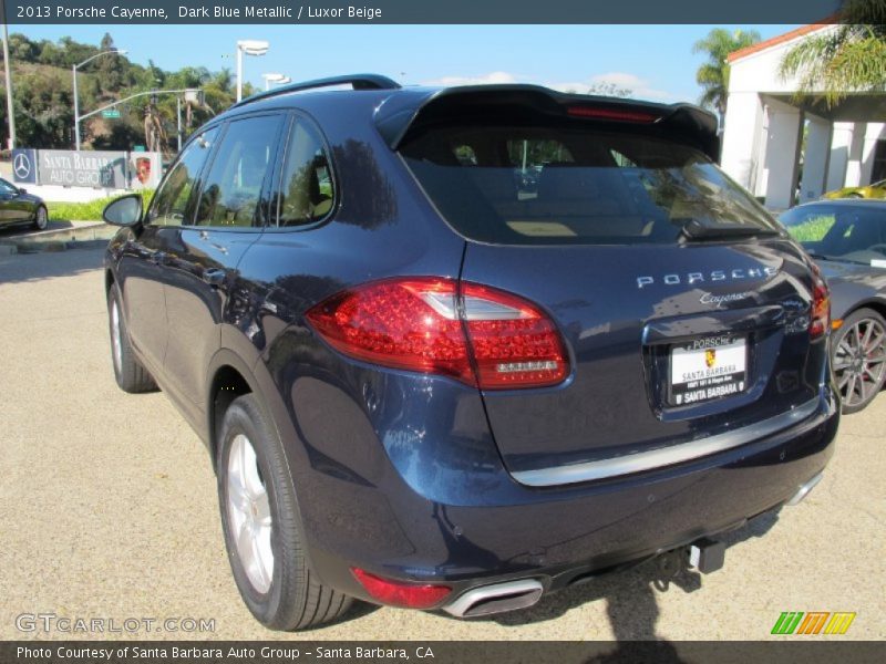 Dark Blue Metallic / Luxor Beige 2013 Porsche Cayenne