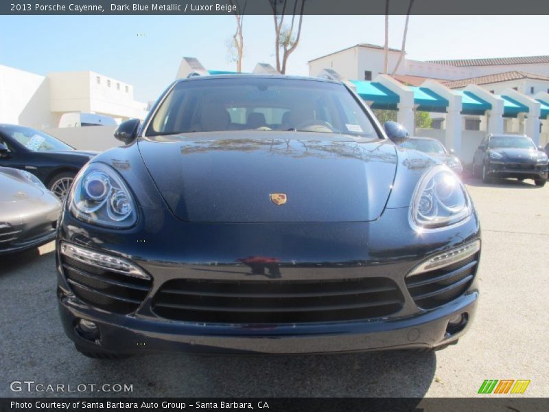 Dark Blue Metallic / Luxor Beige 2013 Porsche Cayenne