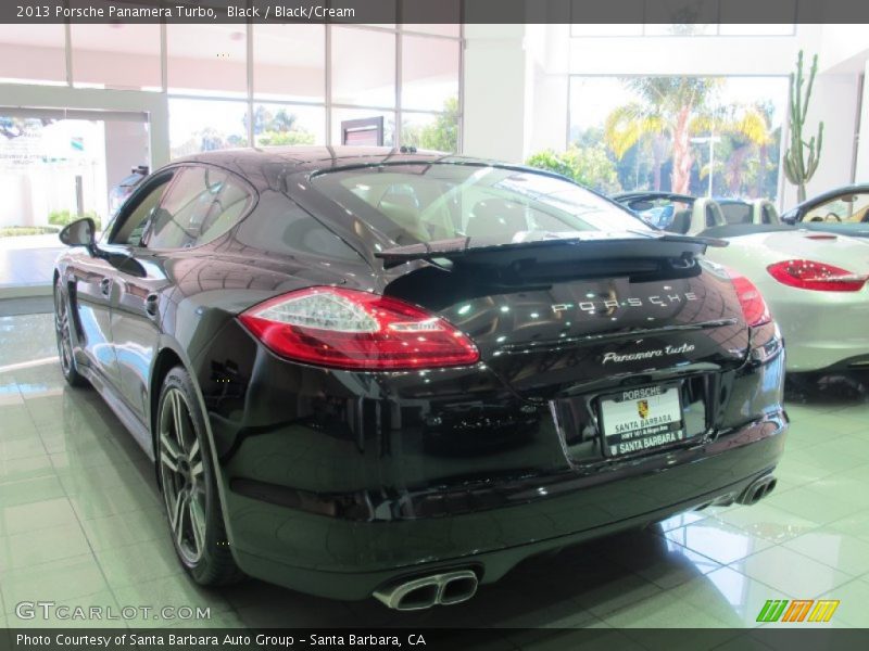 Black / Black/Cream 2013 Porsche Panamera Turbo