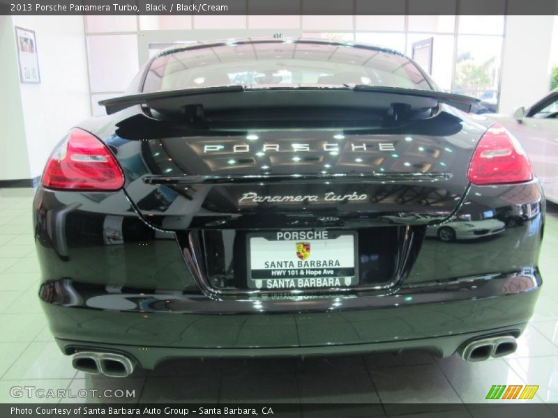 Black / Black/Cream 2013 Porsche Panamera Turbo