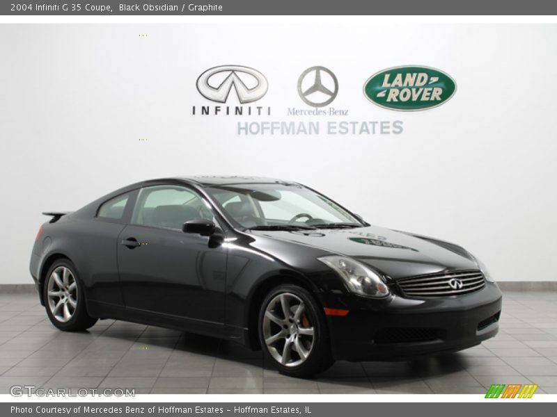 Black Obsidian / Graphite 2004 Infiniti G 35 Coupe