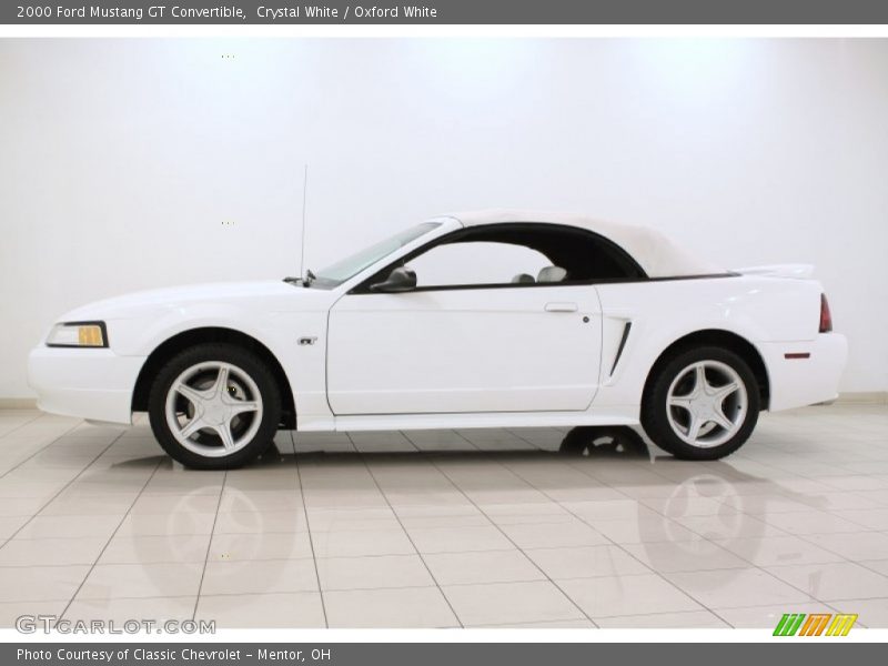  2000 Mustang GT Convertible Crystal White