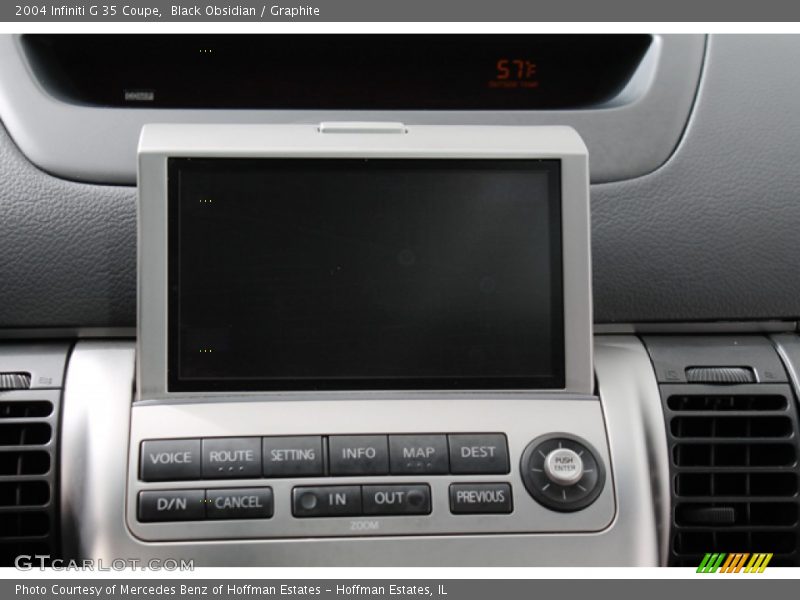 Black Obsidian / Graphite 2004 Infiniti G 35 Coupe