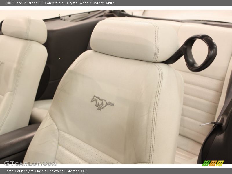 Crystal White / Oxford White 2000 Ford Mustang GT Convertible