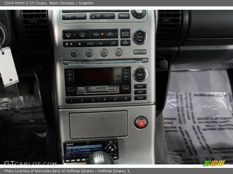 Black Obsidian / Graphite 2004 Infiniti G 35 Coupe