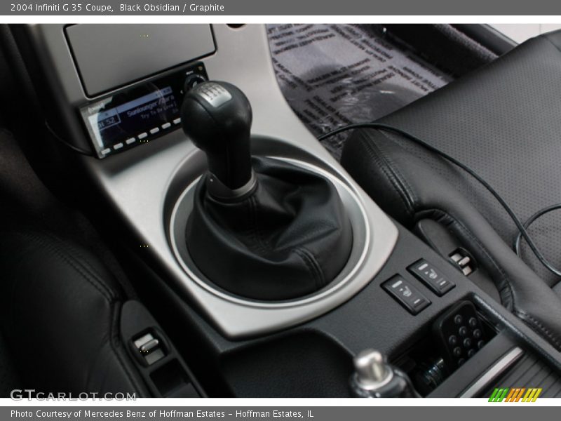 Black Obsidian / Graphite 2004 Infiniti G 35 Coupe