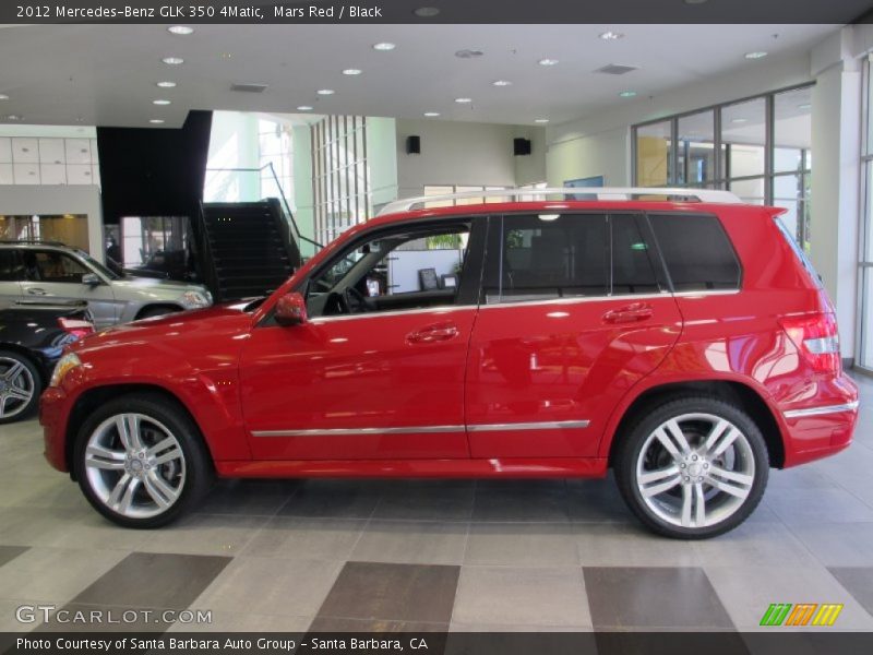 Mars Red / Black 2012 Mercedes-Benz GLK 350 4Matic