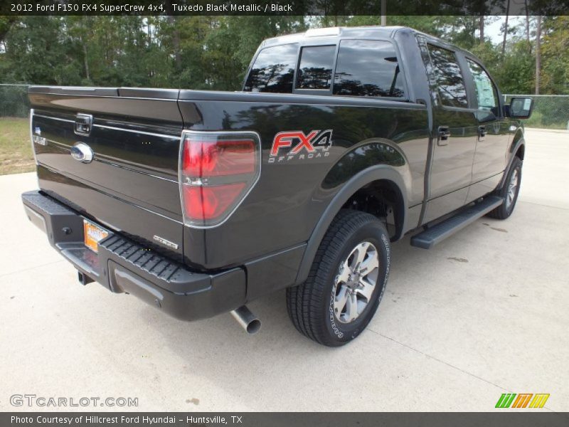 Tuxedo Black Metallic / Black 2012 Ford F150 FX4 SuperCrew 4x4