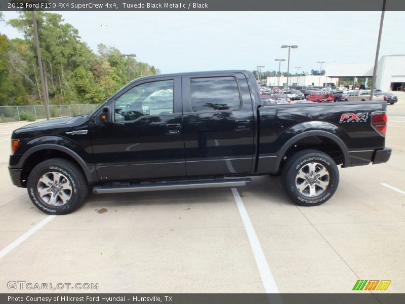 Tuxedo Black Metallic / Black 2012 Ford F150 FX4 SuperCrew 4x4
